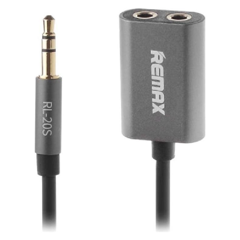 Remax 3.5mm Share Jack Cable RL-20S (AUX Kabel) (RL-20SG)