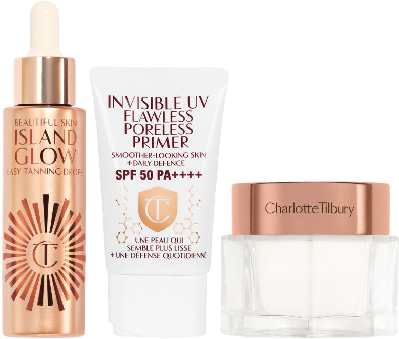 Revive, Protect, Bronze & Glow Trio - Skincare Kit Charlotte Tilbury 1770 Revive, Protect, Bronze & Glow Trio Size: