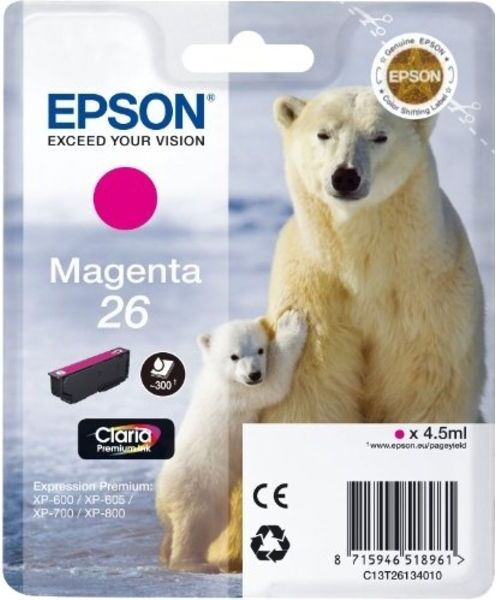 Epson 26 (C13T26134012) - Magenta - Druckerpatrone