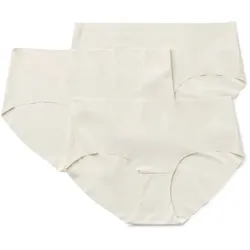 Tchibo - 3 Magic-Cut-Pantys - Damen - Gr. M - creme