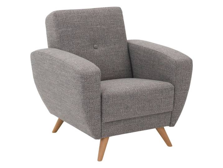 Max Winzer Sessel, Grau, Holz, Buche, 83x85x82 cm, Goldenes M, Made in Europe, Wohnzimmer, Sessel, Sessel