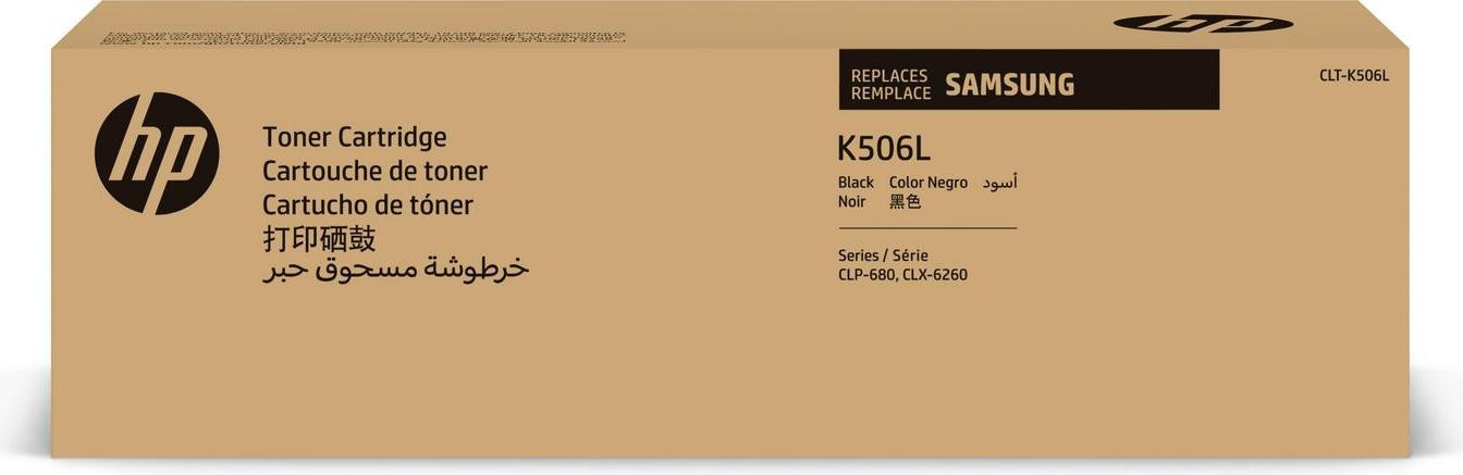 Samsung CLT-K506L Toner, 6000 pagina's, Zwart