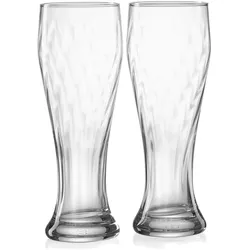 WEIZENBIERGLÄSER Noa transparent 0,5 Liter 2er Set