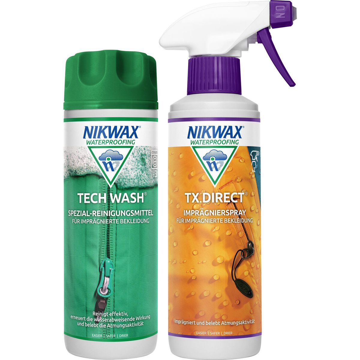 Nikwax Tech Wash+tx-direct Spray, 2x300ml neutral (000) 303420000
