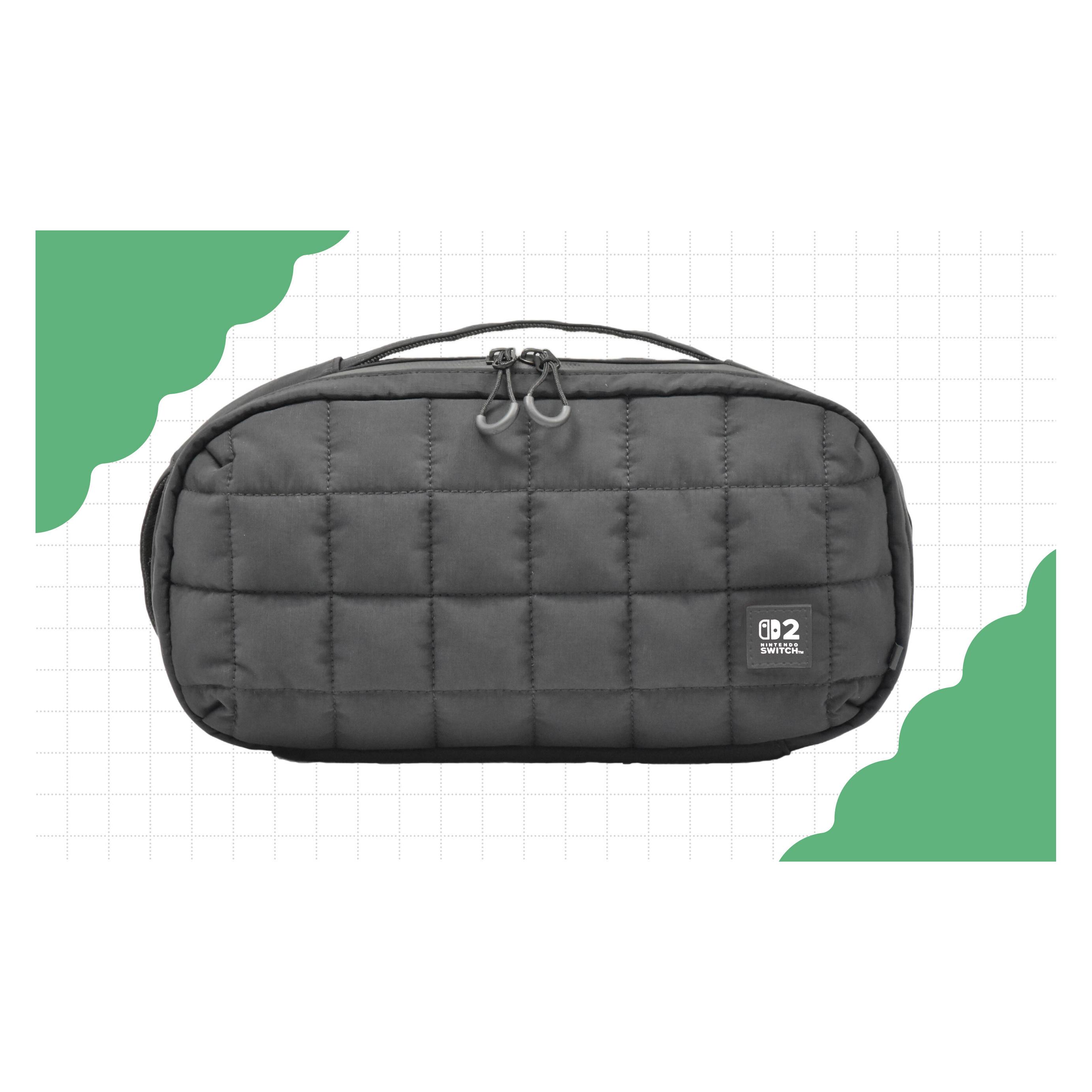 HORI NSW2 Tasche gesteppt schwarz offiziell lizenziert (Switch, Switch 2, Switch OLED) (NSX-019E)