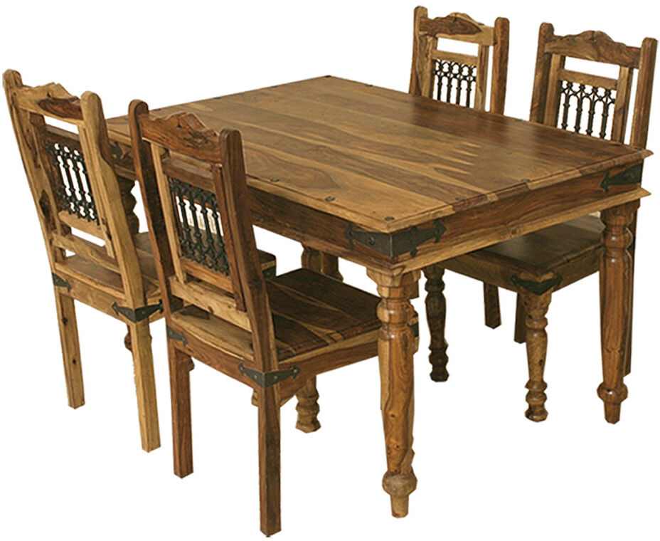 Daily Sales Solid Wood Dining Table Natural Wood H76 x L135 x W90cm
