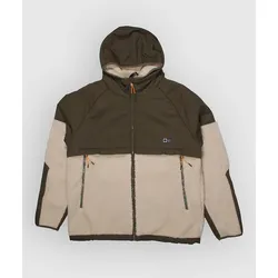 Salty Crew Shield Sherpa-Jacke natural Gr. S