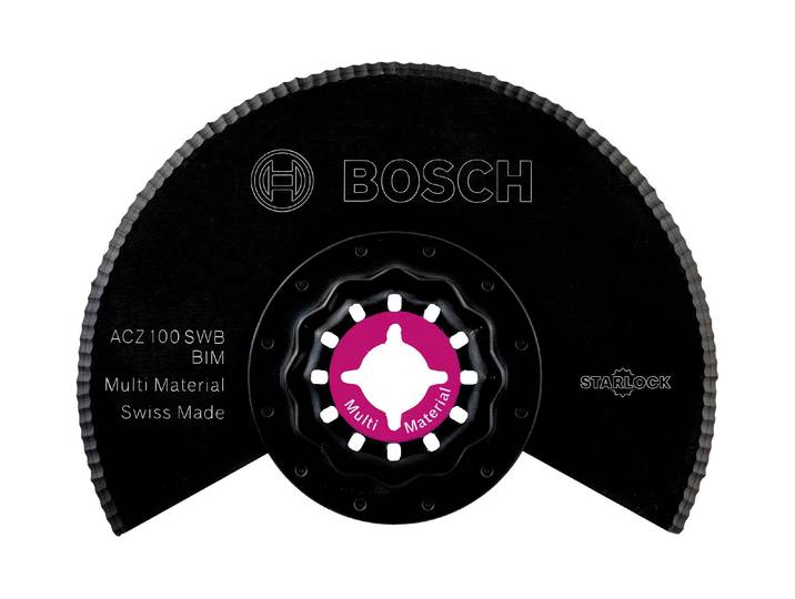Schleifscheibe BOSCH Starlock BIM ACZ 100 SWB, 100 mm , schwarz (bunt), Schleifpapiere, Schleifscheibe