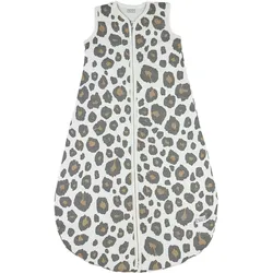 Meyco, Babyschlafsack, Schlafsack Rund Panther - Neutral - 110cm (Ganzjahr, 70 x 45 cm)