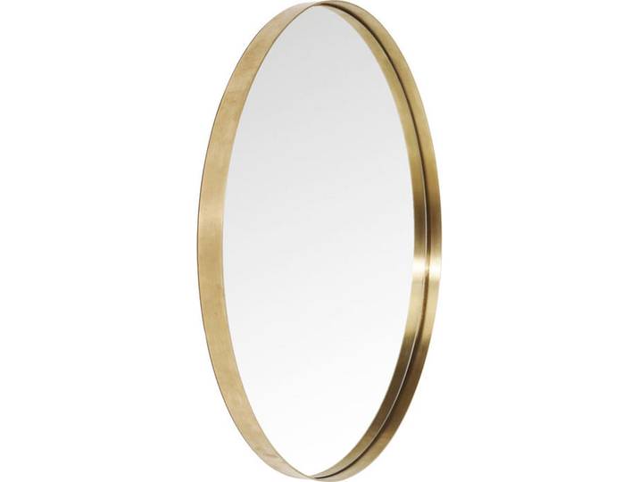 Kare-Design Wandspiegel, Glas, rund, 5 cm, Spiegel, Spiegel rund