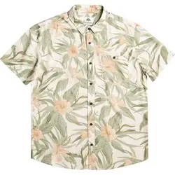 QUIKSILVER Herren Hemd EPHEMERALWAVE M WVTP, Größe S in Weiß BIRCH EPHEMERAL