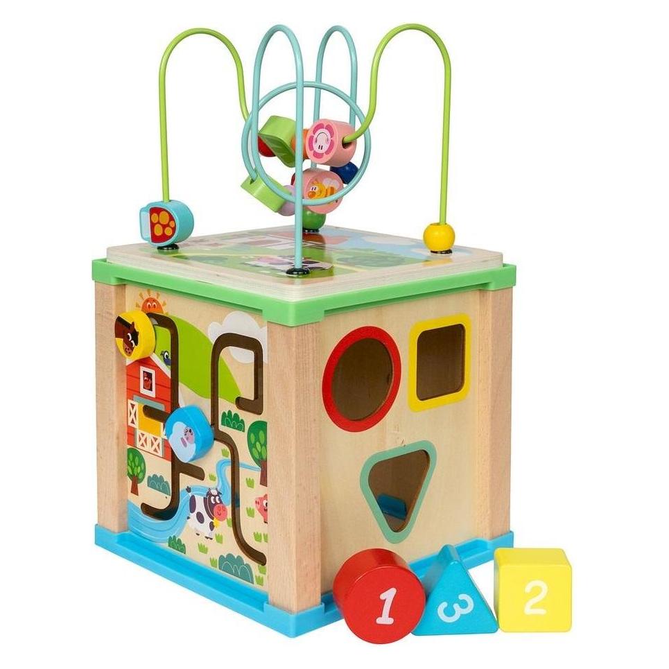 Smily Play 5in1 Aktivierungswürfel aus Holz (SPW84950)