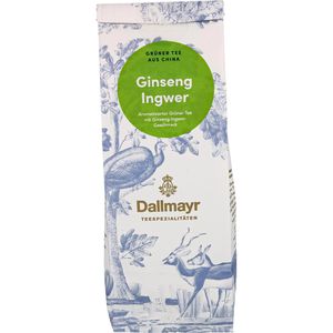 Dallmayr Tee Teespezialitäten Ginseng-Ingwer, Grüner Tee, loser Tee, 100 g