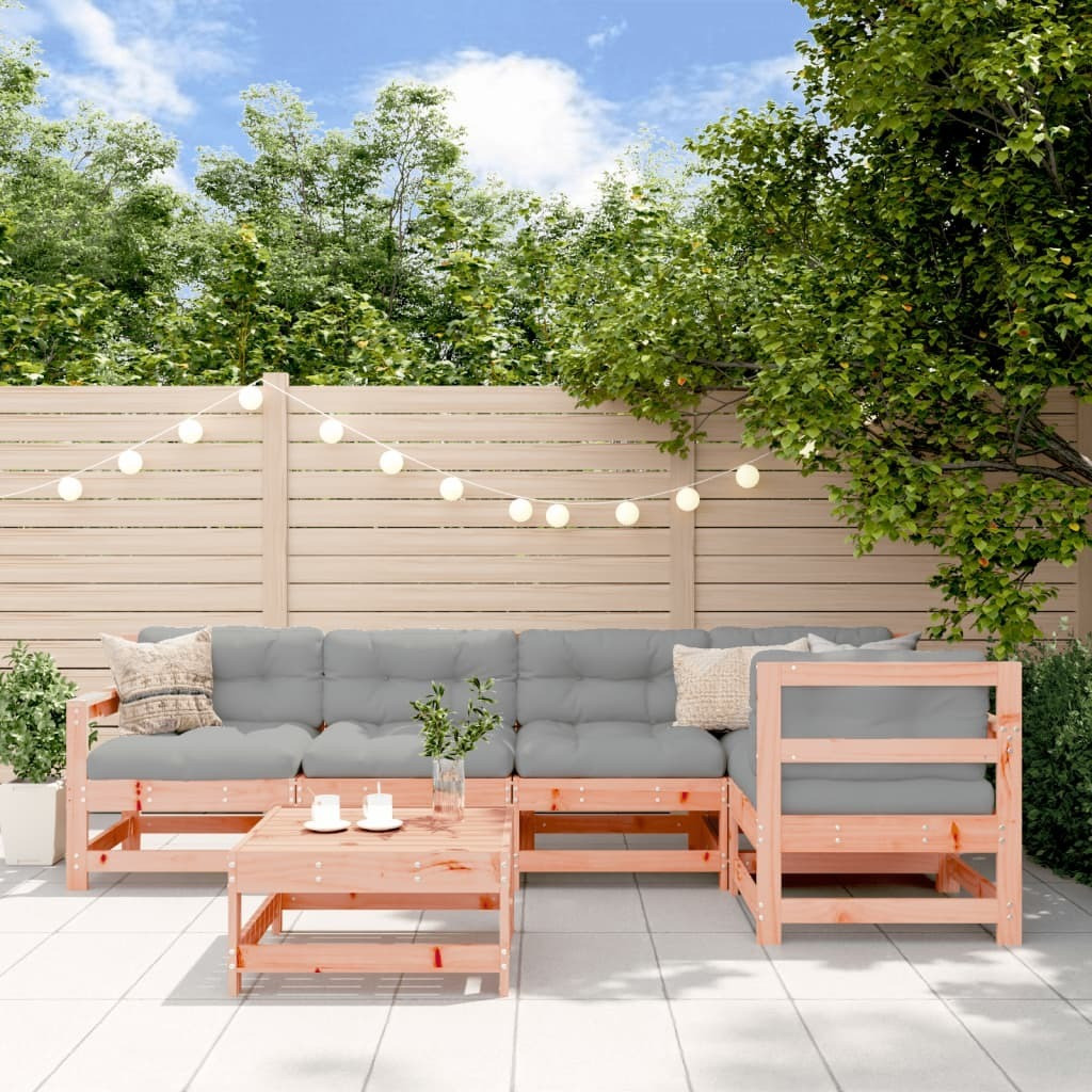 Prolenta Tuinloungeset, 6-delig, L-vormig