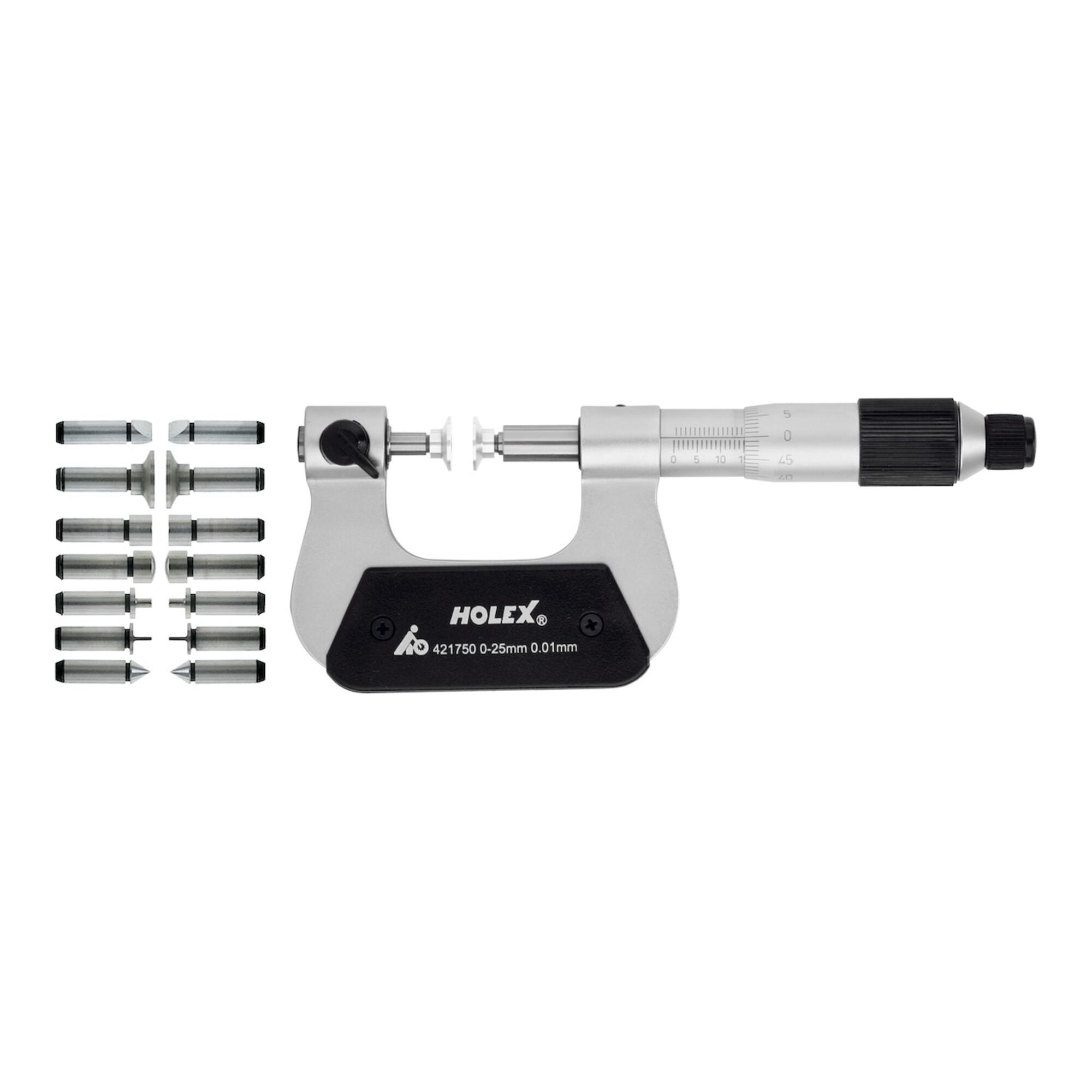 HOLEX Universal-Bügelmessschraube 0-25 mm (421750 0-25)