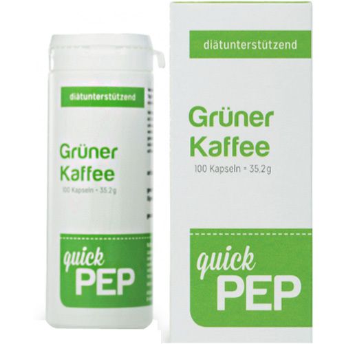 Quickpep grüner Kaffee Kapseln 100 St