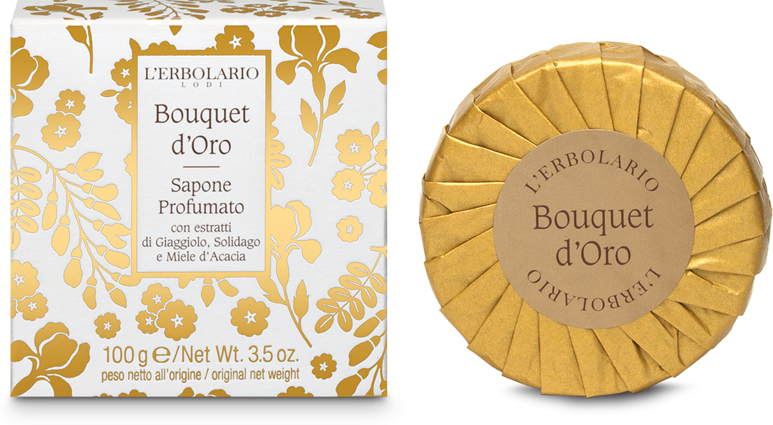L'Erbolario Bouquet d'Oro Parfümierte Seife 100 gr