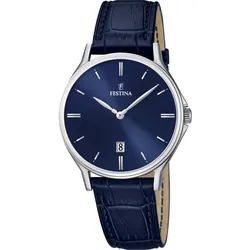 Festina Quarz Herren Klassik F16745/3 - blau - 39.0mm