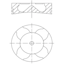 Kolben MAHLE 227 PI 00111 000