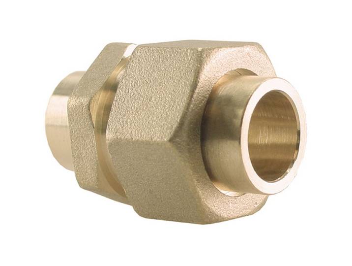 Riko Messing Soldeer 3-delige Rechte Koppeling Capilair x Capilair 15x15