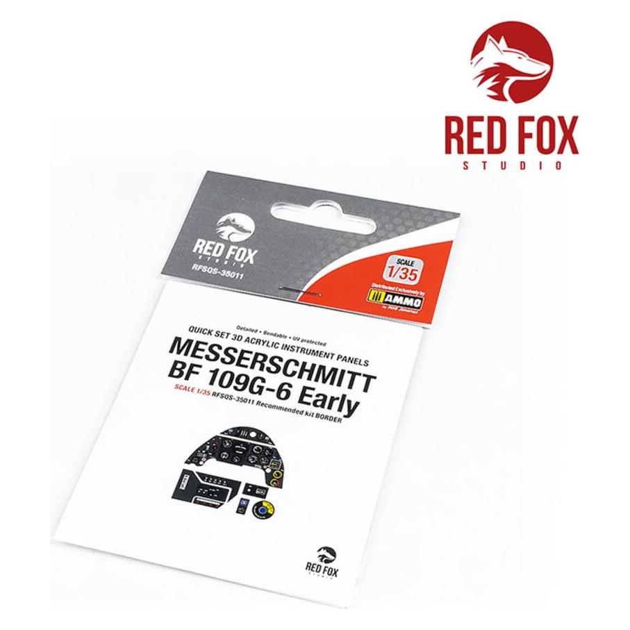 Red Fox 1/35 Messerschmitt Bf 109G-6 (for Border kit) (RFSQS-35011)