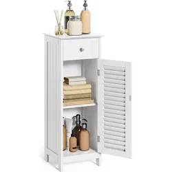 Songmics, Badezimmerschrank, Woody (32 x 30 x 87 cm)