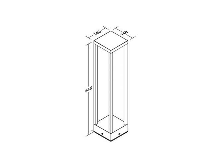 BRUMBERG LED Wegeleuchte Abee, alu / grau / zink, Aluminium, Modern