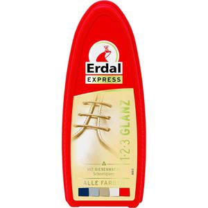 Erdal Schuhcreme Express 1-2-3 Glanz, farblos, für Glattleder, mit Bienenwachs
