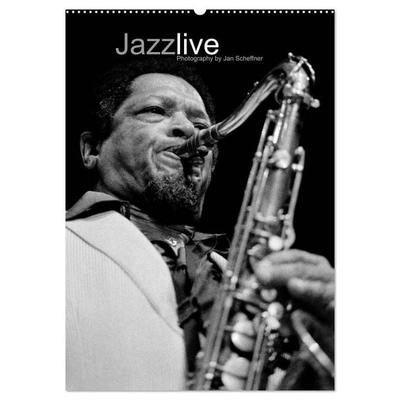 Jazz live (Wandkalender 2027 DIN A2 hoch), CALVENDO Monatskalender