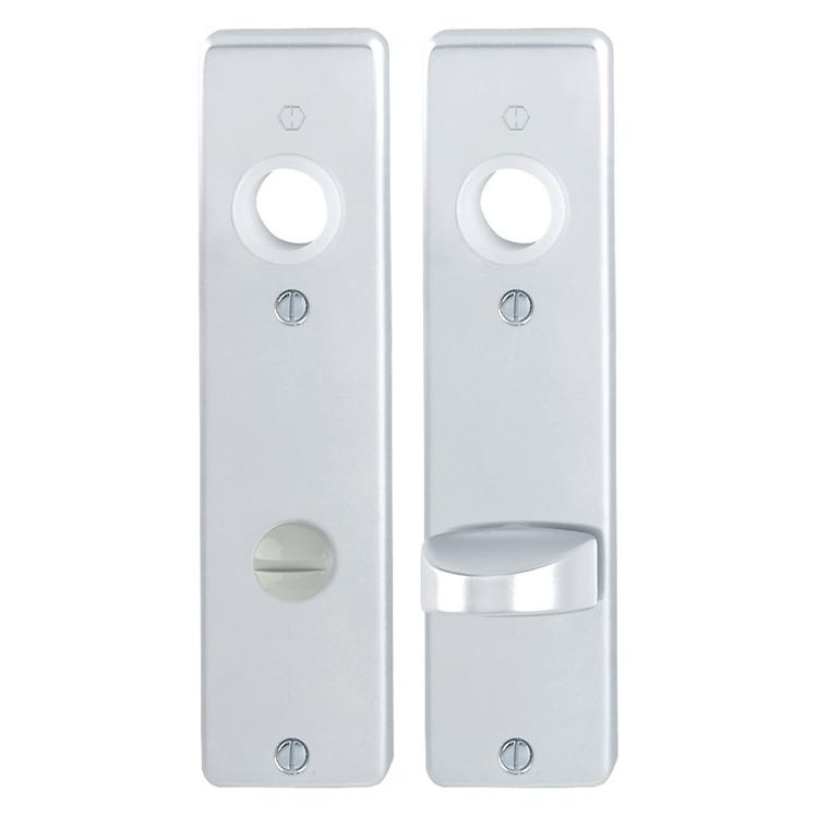 Hoppe Kurzschildpaar 202KP Aluminium F1 SK/OL Paar (Türschildgarnitur) (3105297)
