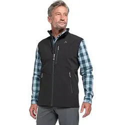 SCHÖFFEL Herren Schlupfjacke Softshell Vest Tonion M, Größe 50 in Schwarz Schwarz