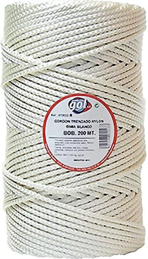 Cuerda Trenzada Multiusos Wurko Alta Resistencia Blanco Talla Única Unisex