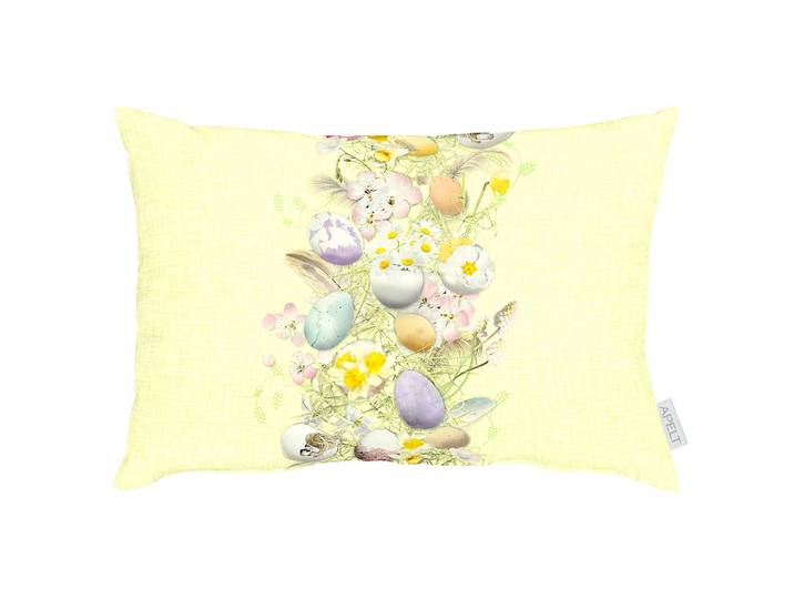 Coussin 6810 Jaune/Jaune clair 33 x 45cm Tissu mélangé