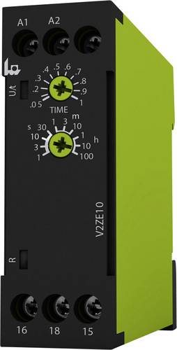 Tele 125110 V2ZE10 24-240V AC/DC Zeitrelais Monofunktional 1 St. Zeitbereich: 0.05s - 100h 1 Wechsler
