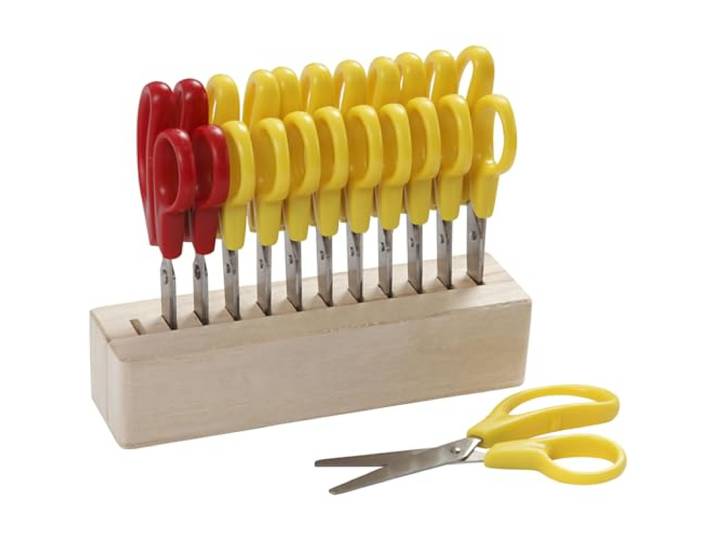 Kinderschaar inc. schaarhoud, L: 12,5 cm, 12asstd