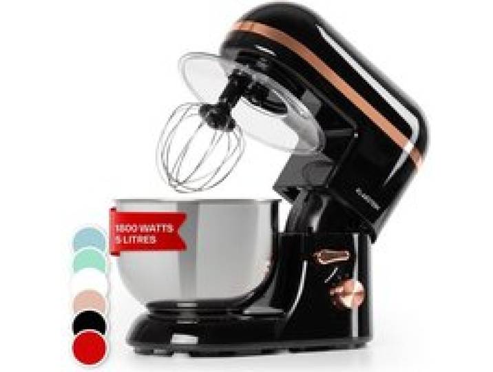 Bella 1800W 5L Robot de Cuisine Noir/Or Rosé