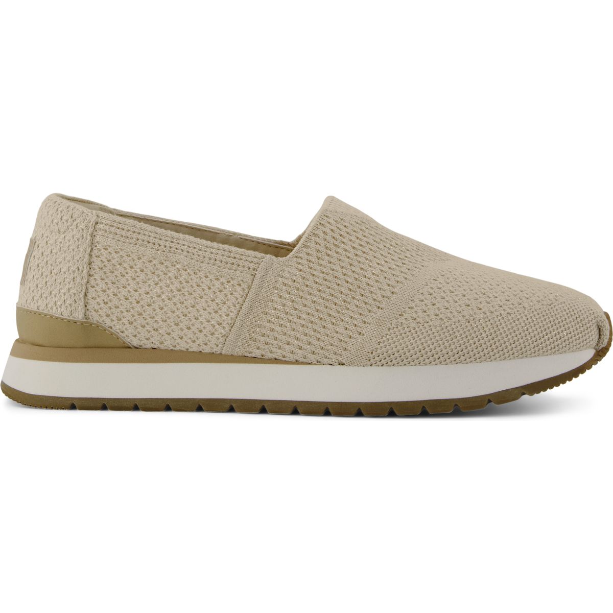 Toms Resident Plus natural metallic engineered knit 36.5 10023112-36.5