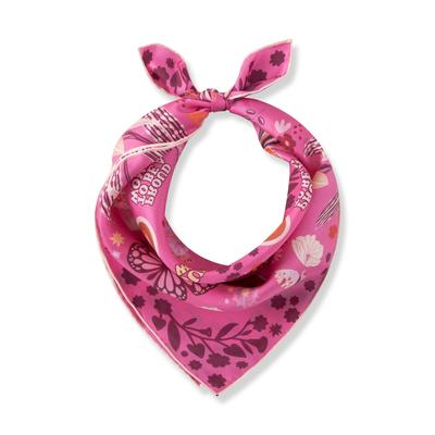 Modetuch CODELLO "Codello Nickituch", Damen, pink, Obermaterial: 100% Seide silk., Modetücher, Luxus-Details