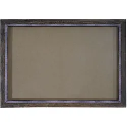 Bilderrahmen T249, Fotorahmen Holzrahmen Wand-Rahmen, 26x36cm Shabby-Look Landhaus ~ braun