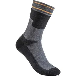 FELDTMANN Funktionssocke Dibbersen Größe 43-46 schwarz / grau - 3623-43S