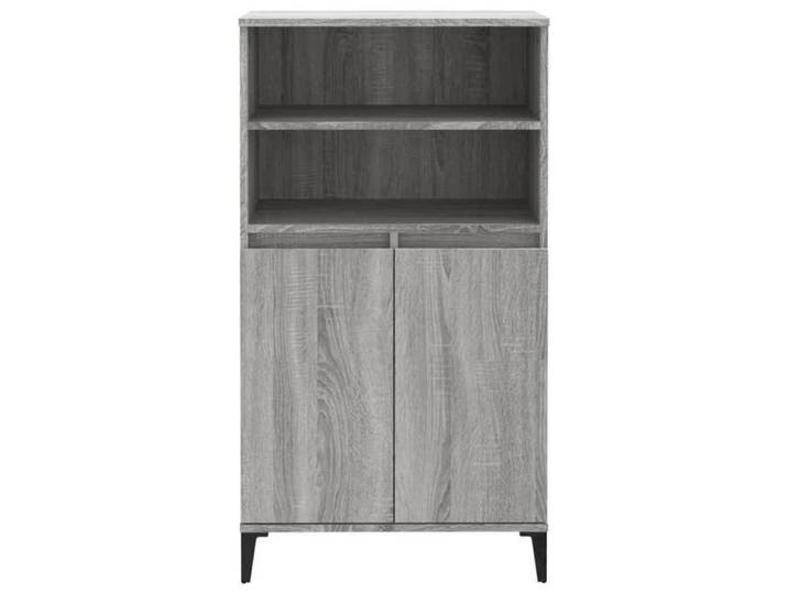 Commode haut/Buffet contemporain Sonoma gris 60x36x110 cm Bois d'ingénierie LL0000166684