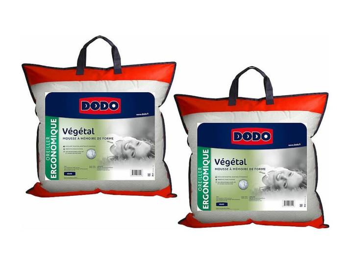 Oreiller viscose blanc 60x60 cm