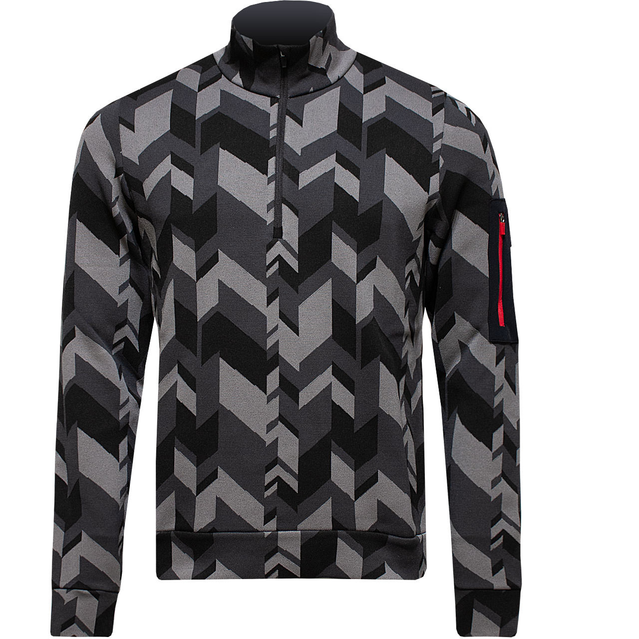Newland Herren gestricktes Funktionsshirt ALTENBERG black/grey - M