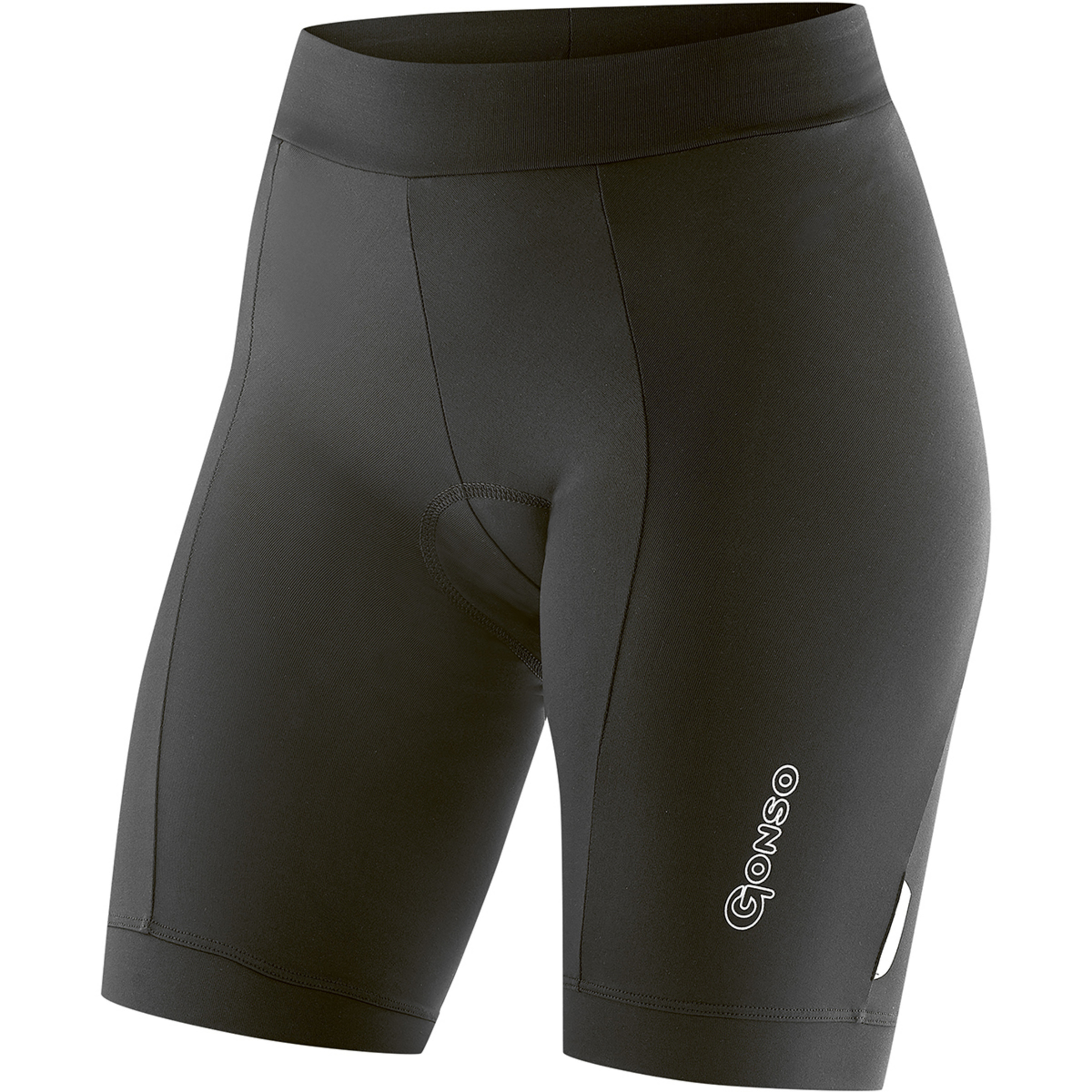 Gonso Lisa Radhose kurz Damen Fahrradhose schwarz Größe 6XL Mountainbike | Rennrad | Gravel Widerstandsfähig