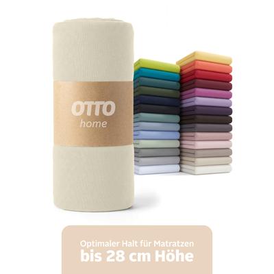 OTTO home "BLACKBERRY in PREMIUM und BASIC Qualität, 100% Baumwolle" für hohe Matratzen bis 28 cm, Bettlaken, Spannbetttuch, Boxspring