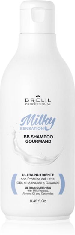 Brelil Professional Milky Sensation BB Shampoo shampoing régénérant pour cheveux fins et abîmés 250 ml