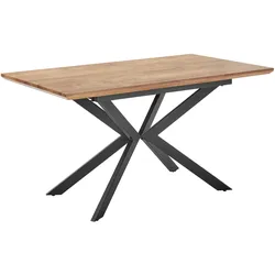 Ausziehtisch Aki Walnussfarben MDF L/B/H ca. 140-180/80/76 cm