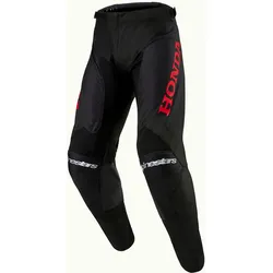 Alpinestars Honda Racer Iconic, Textilhose - Schwarz/Rot - 38