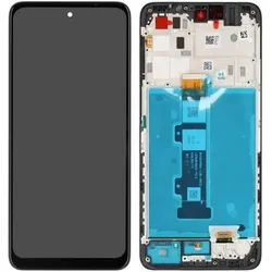 Motorola LCD + Touch + Frame für XT2231 Moto G22 - cosmic black, Weiteres Smartphone Zubehör, Schwarz