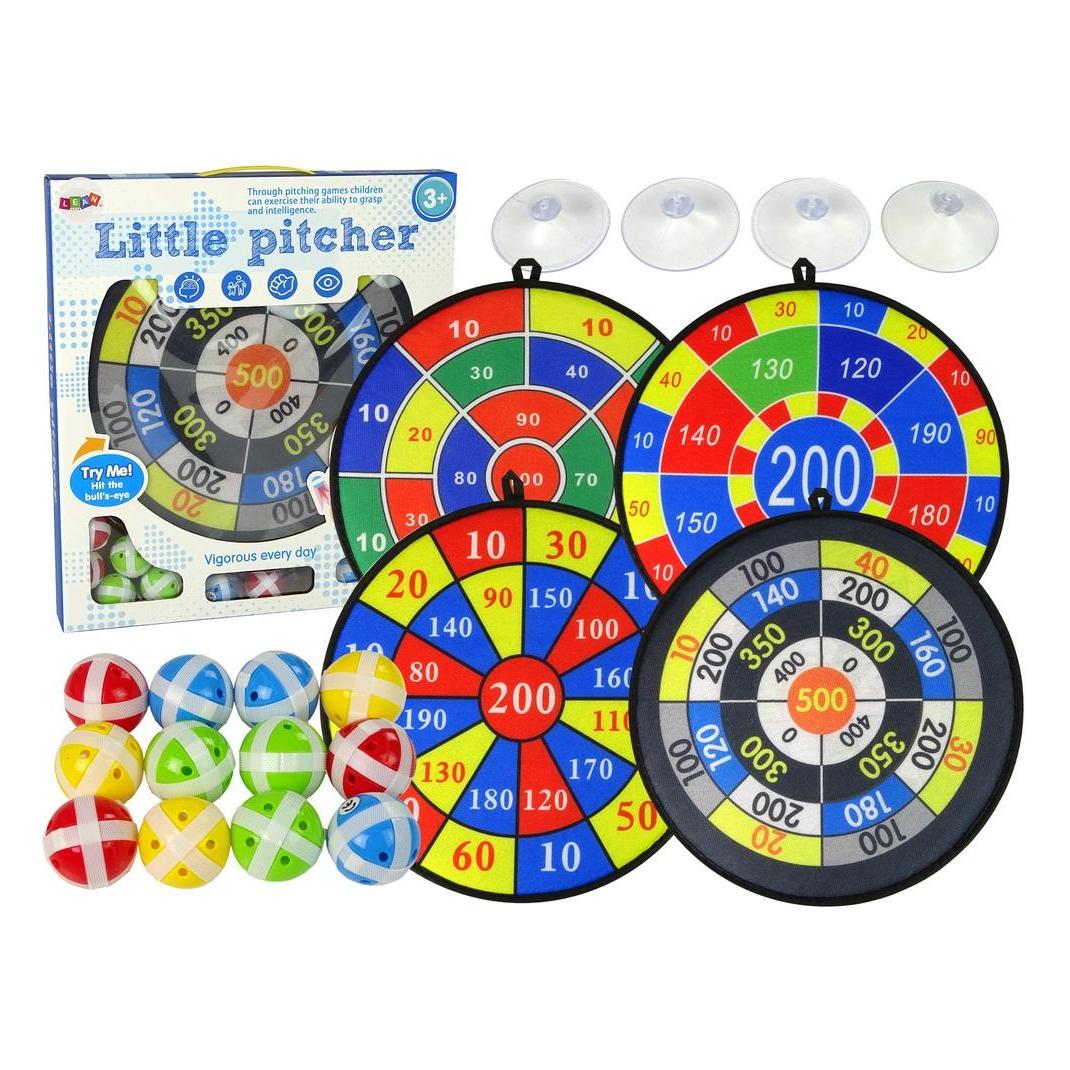Lean Toys Spielset Darts 36 cm, Bälle mit Klebeband (9805)